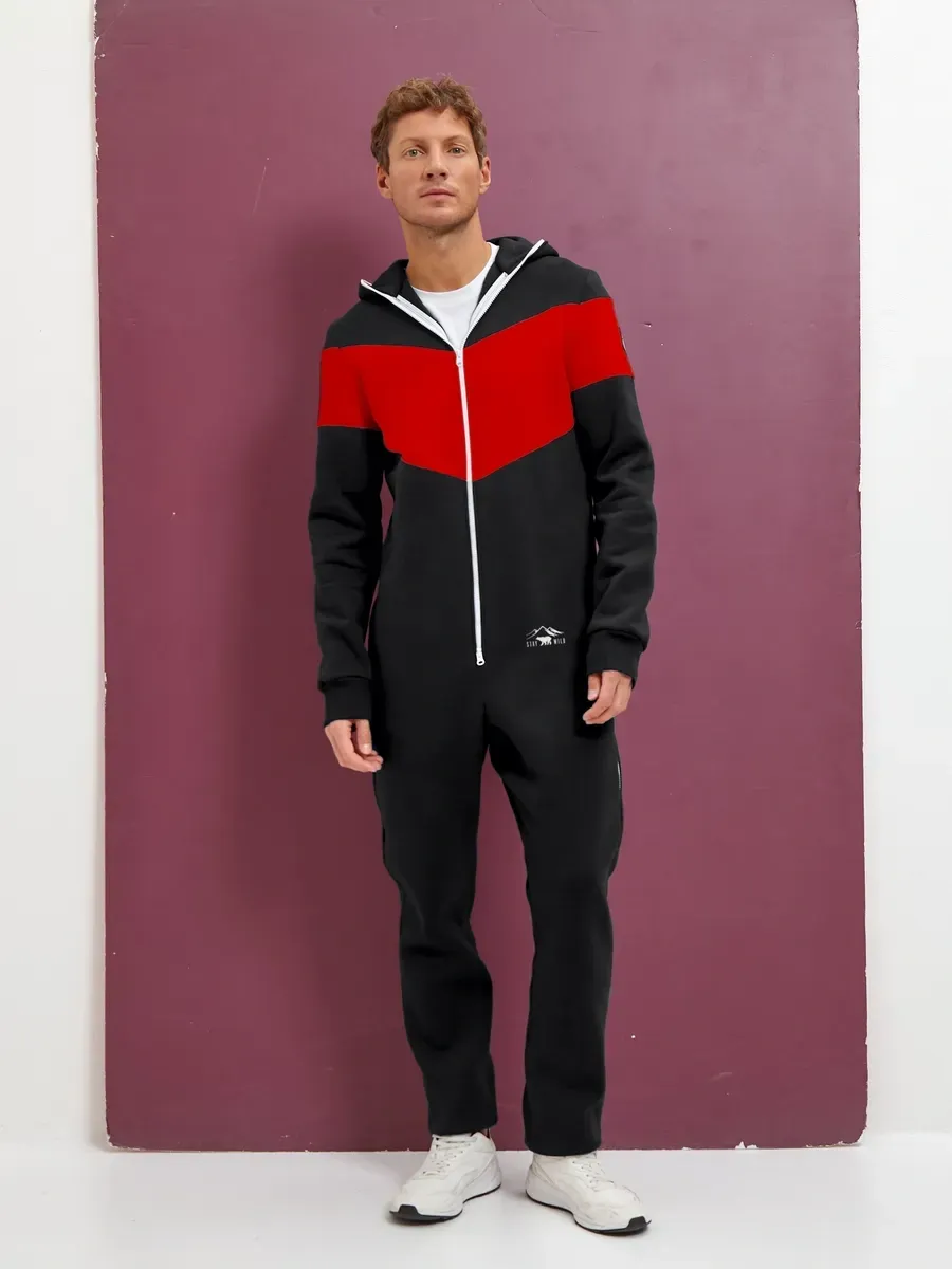 Комбинезон Stripes мужской, красный