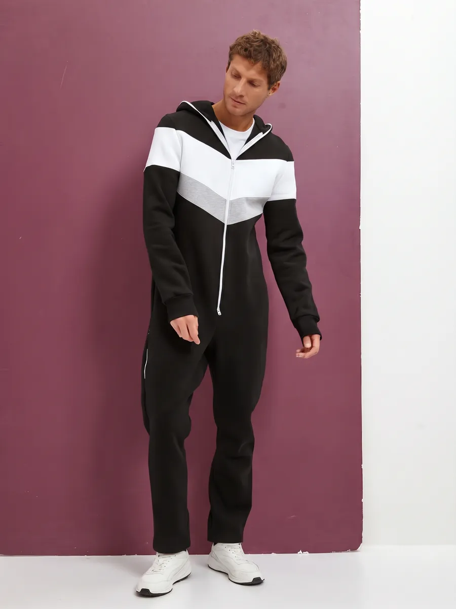 Комбинезон Stripes мужской, чёрный